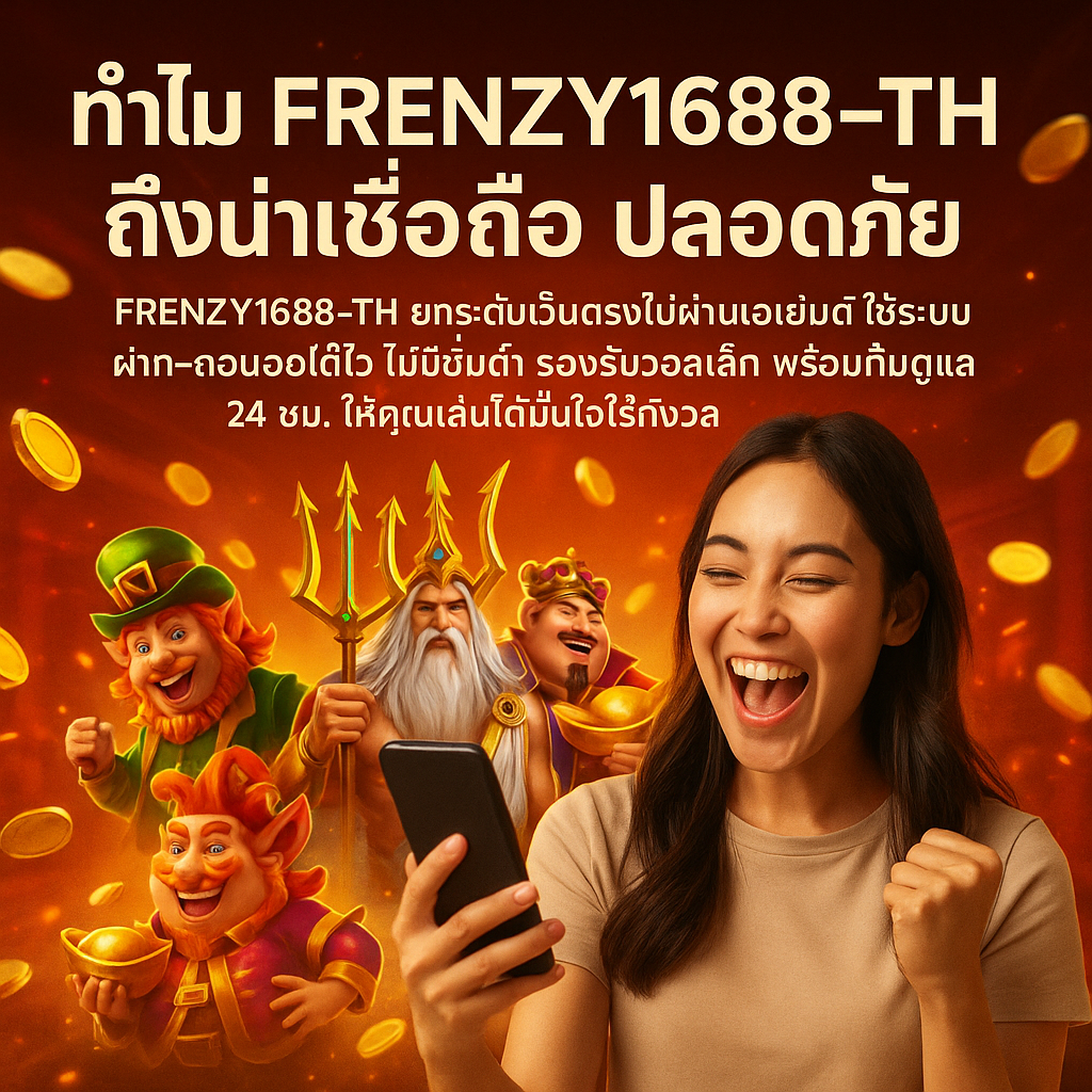 ทำไม FRENZY1688 ถึงน่าเชื่อถือ ปลอดภัย